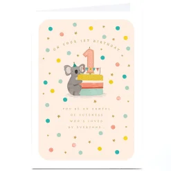 Kids Card Factory Personalised 1st Birthday Card - Armful of Cuteness
