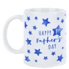 Hot Personalised 1st Father's Day Mug - Blue Stars Personalised Mugs|Mugs