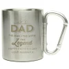 Discount Personalised Steel Mug - Dad The Legend Personalised Mugs|Mugs