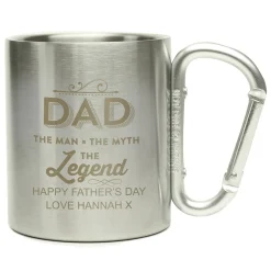 Discount Personalised Steel Mug - Dad The Legend Personalised Mugs|Mugs