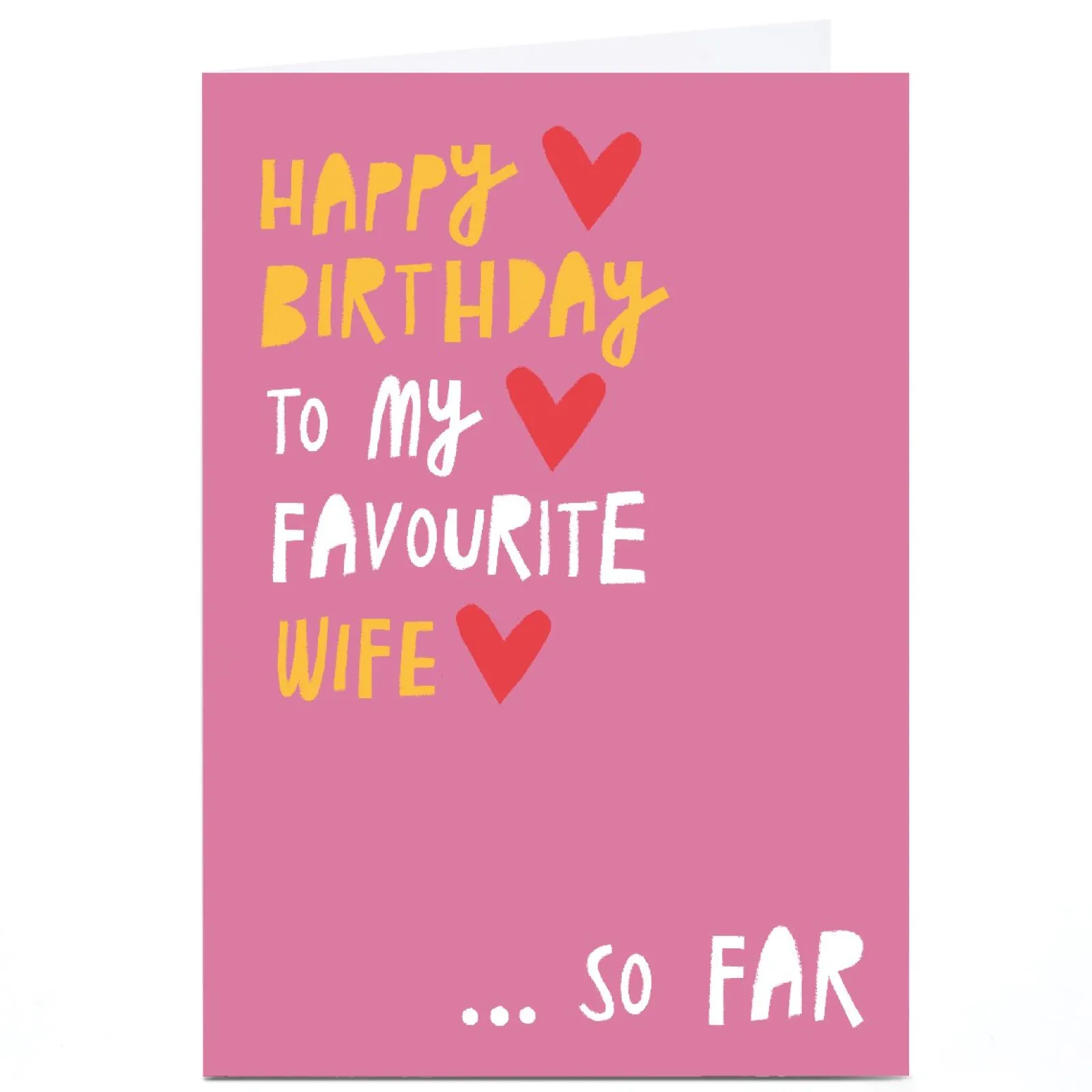 Hot Personalised Stevie Studios Card - To my Favourite Wife For Wife|Funny