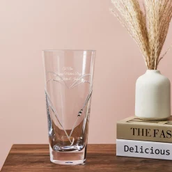 Hot Personalised Swarovski Elements Glass Vase - Mother's Day Personalised Engraved Gifts|Glassware