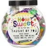Card Factory Personalised Sweet Jar - How Sweet It Is To Be Taught By You