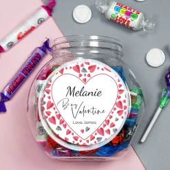 Best Personalised Swizzles Matlow Valentine's Sweet Jar Chocolate & Sweets|Gifts For Him
