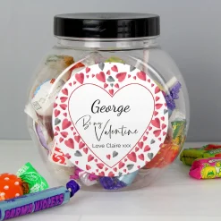 Best Personalised Swizzles Matlow Valentine's Sweet Jar Chocolate & Sweets|Gifts For Him