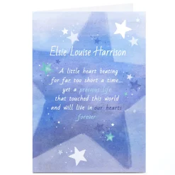 Card Factory Personalised Sympathy Card - A Little Heart
