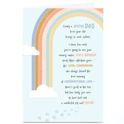Online Personalised Sympathy Card - Loss of Your Dog Sympathy|Just To Say