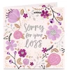 Card Factory Personalised Sympathy Card - Sorry For Your Loss, Floral