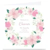 Card Factory Personalised Sympathy Card - Thinking Of You Pink