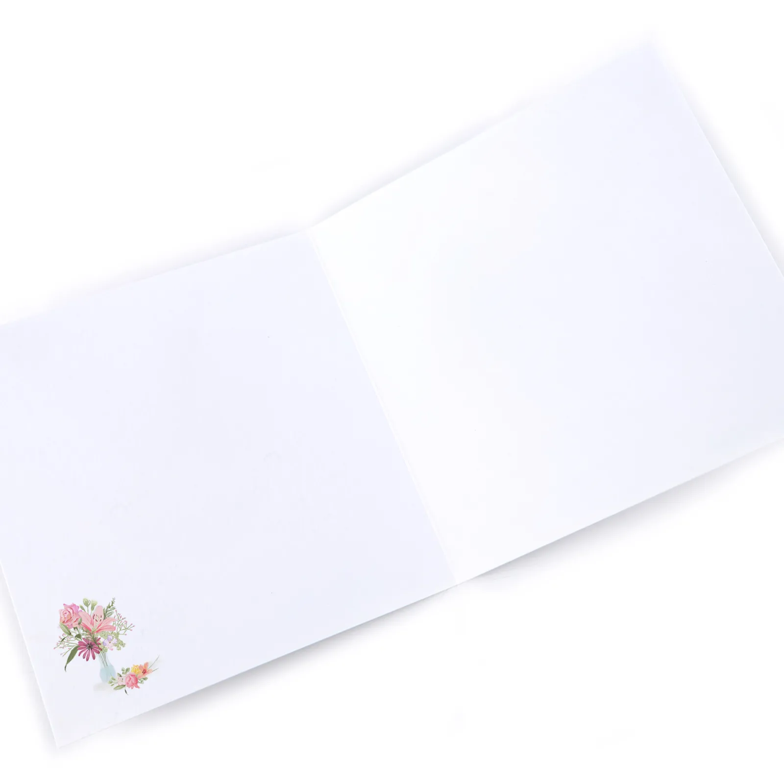 Card Factory Personalised Sympathy Card - Floral With Verse