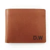 Outlet Personalised Tan Wallet With Initials 90Th Birthday|80Th Birthday