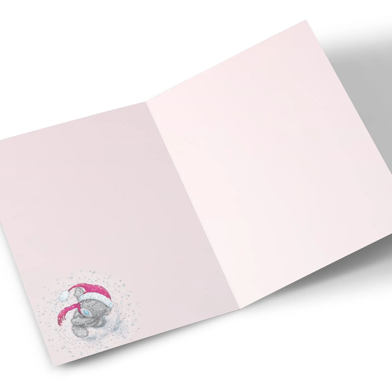 Card Factory Personalised Tatty Teddy Christmas Card - Bear in Scarf, Auntie