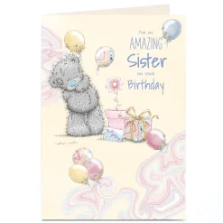 Clearance Personalised Tatty Teddy Birthday Card - For an Amazing Sister Kids For Sister|Trending