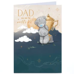 Personalised Tatty Teddy Father's Day Card - World's Best, Dad Father's Day|Tatty Teddy