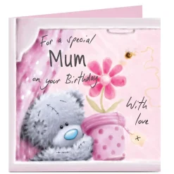 Clearance Personalised Tatty Teddy Birthday Card - For a Special Mum For Mum|Premium Square