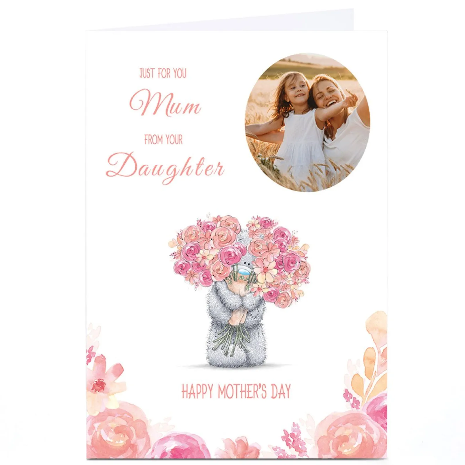 Outlet Personalised Tatty Teddy Mother's Day Card - Just For You Happy Mother's Day Tatty Teddy|Photo