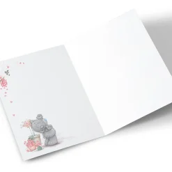 New Personalised Tatty Teddy Mother's Day Card - Teddy Planting Flower, Nanna Tatty Teddy