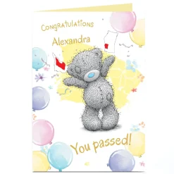 Sale Personalised Tatty Teddy Congratulations Card - You Passed Tatty Teddy|Congratulations