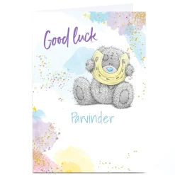 Personalised Tatty Teddy Good Luck Card - Lucky Horseshoe Tatty Teddy|Good Luck