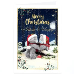 Sale Personalised Tatty Teddy Christmas Card - Merry Christmas Bears, Any Names Tatty Teddy|Christmas