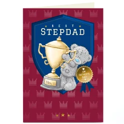 Outlet Personalised Tatty Teddy Father's Day Card - No.1 Trophy Father's Day|Tatty Teddy