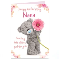 Outlet Personalised Tatty Teddy Mother's Day Card - Sending Lots Of Love Just For You Tatty Teddy