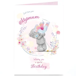 Card Factory Personalised Tatty Teddy Birthday Card - Just for You, Stepmum