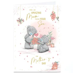 Card Factory Personalised Tatty Teddy Mother's Day Card - Amazing Mum From Your Son