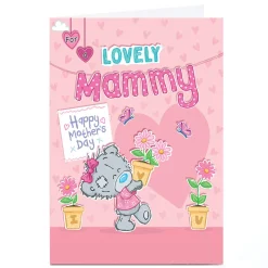 Hot Personalised Tatty Teddy Mother's Day Card - Lovely Mammy Tatty Teddy