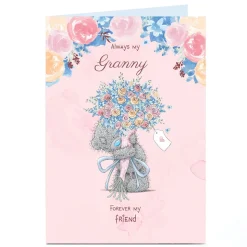 Discount Personalised Tatty Teddy Mother's Day Card - Always My Granny Forever My Friend Tatty Teddy