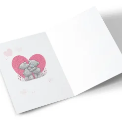Card Factory Personalised Tatty Teddy Valentine's Day Card - Love Grows Each Day, Special Wife