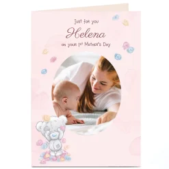 Sale Personalised Tatty Teddy Mother's Day Card - On Your First Mother's Day Tatty Teddy|Photo