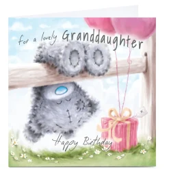 Card Factory Personalised Tatty Teddy Birthday Card - For a Lovely Granddaughter