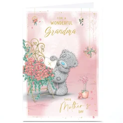 Card Factory Personalised Tatty Teddy Mother's Day Card - For a Wonderful Grandma