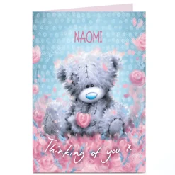 Hot Personalised Tatty Teddy Any Occasion Card - Thinking of You, Any Name Tatty Teddy