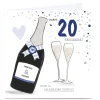 Card Factory Personalised 20th Anniversary Card - To An Amazing Couple