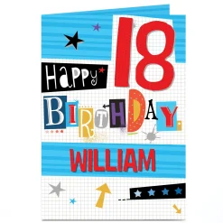 Best Personalised 18th Birthday Card - Cut & Paste For Son|For Nephew