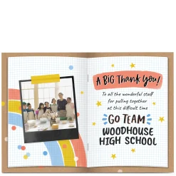 Card Factory Personalised Thank You Card - Pulling Together