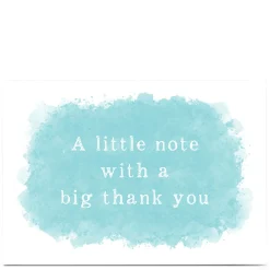 Sale Personalised Thank You Card - A Little Note Thank You
