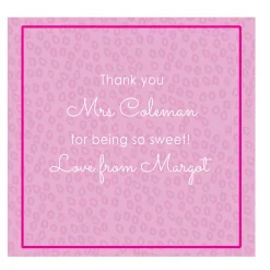 Card Factory Personalised Thank You Teacher Belgian Chocolates - For Being so Sweet