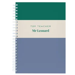New Personalised Thank You Teacher Notebook - Top Teacher Personalised Notebooks And Stationery|Notebooks & Stationery