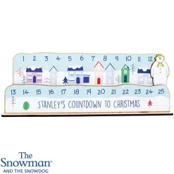 Kids Card Factory Personalised The Snowman Christmas Advent Countdown Kit