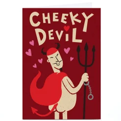 Sale Personalised Tin Bath Card - Cheeky Devil Any Occasion|Just To Say