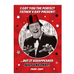Card Factory Personalised Tommy Cooper Father's Day Card - Just Like That