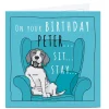 Online Personalised Totally Pawsome Birthday Card - On Your Birthday Premium Square|Funny