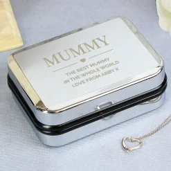 Card Factory Personalised Trinket Box & Heart Necklace