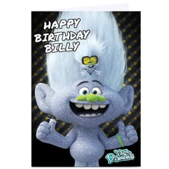 Kids Card Factory Personalised Trolls Any Occasion Card - Tiny Diamond