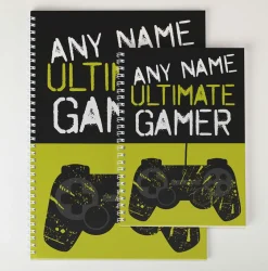 Best Personalised Ultimate Gamer Notebook Kids Personalised Notebooks And Stationery|Notebooks & Stationery
