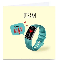 Online Personalised Valentine's Day Card - You're A Bit Fit Funny