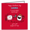 Clearance Personalised Valentine's Day Card - It Was Friendship Funny